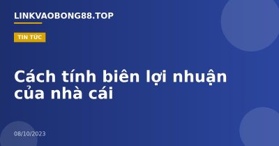Cách tính biên lợi nhuận của nhà cái