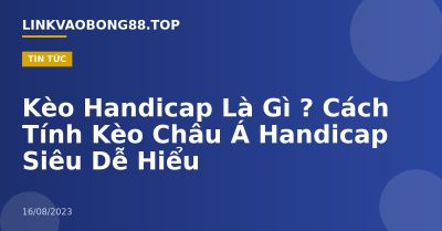Kèo Handicap Là Gì ? Cách Tính Kèo Châu Á Handicap Siêu Dễ Hiểu